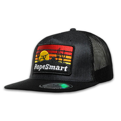 RopeSmart Mens Vintage Desert Sunset Cap Black - 600-003