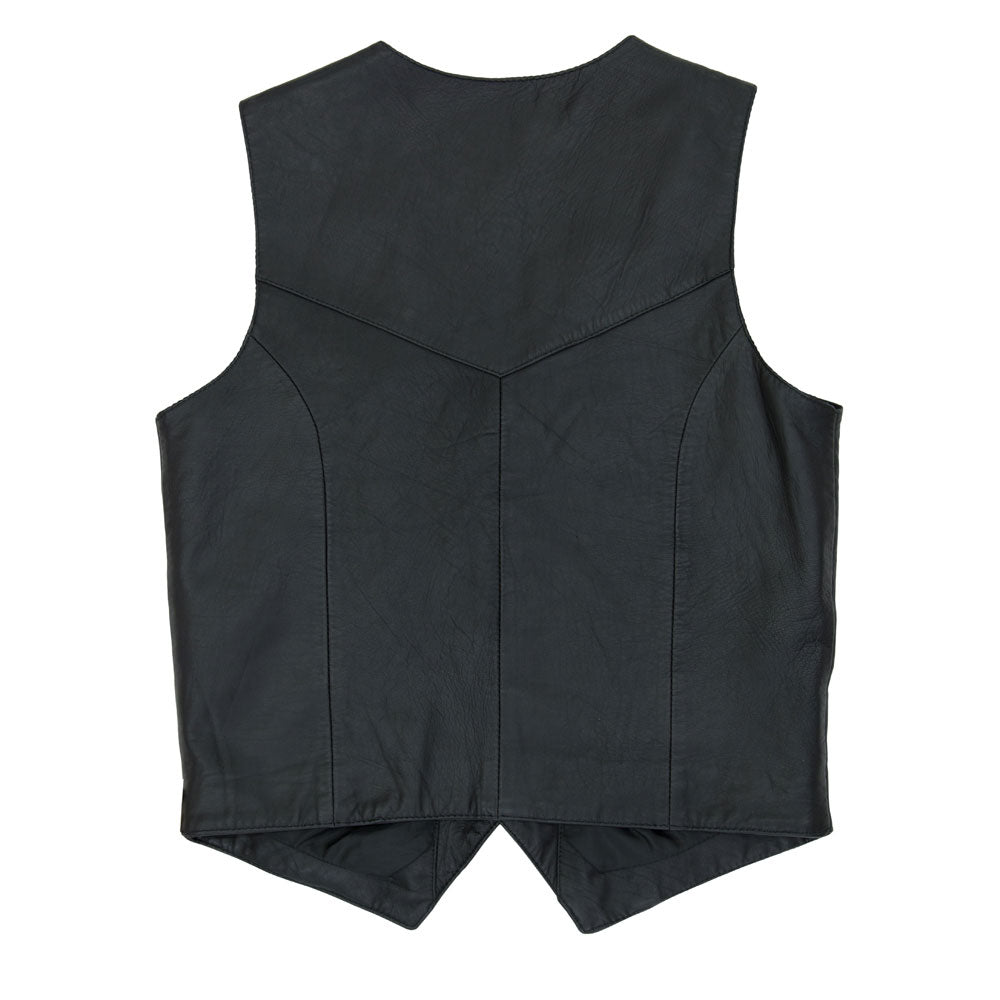 Roper Mens Leather Vest - 0207505200500BL