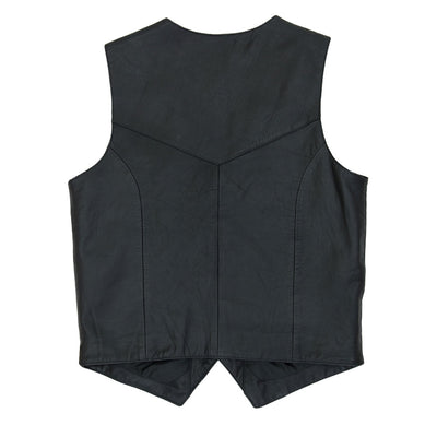 Roper Mens Leather Vest - 0207505200500BL