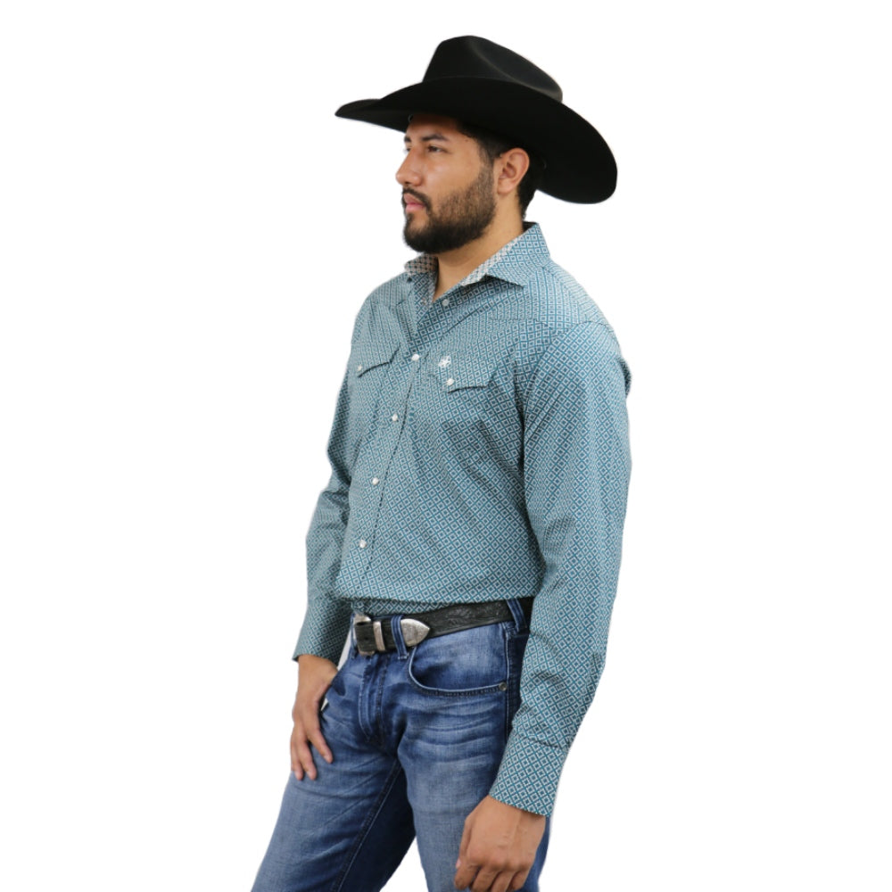 Starr Mens Snap Long Sleeve Shirt - SWPTSLS-325