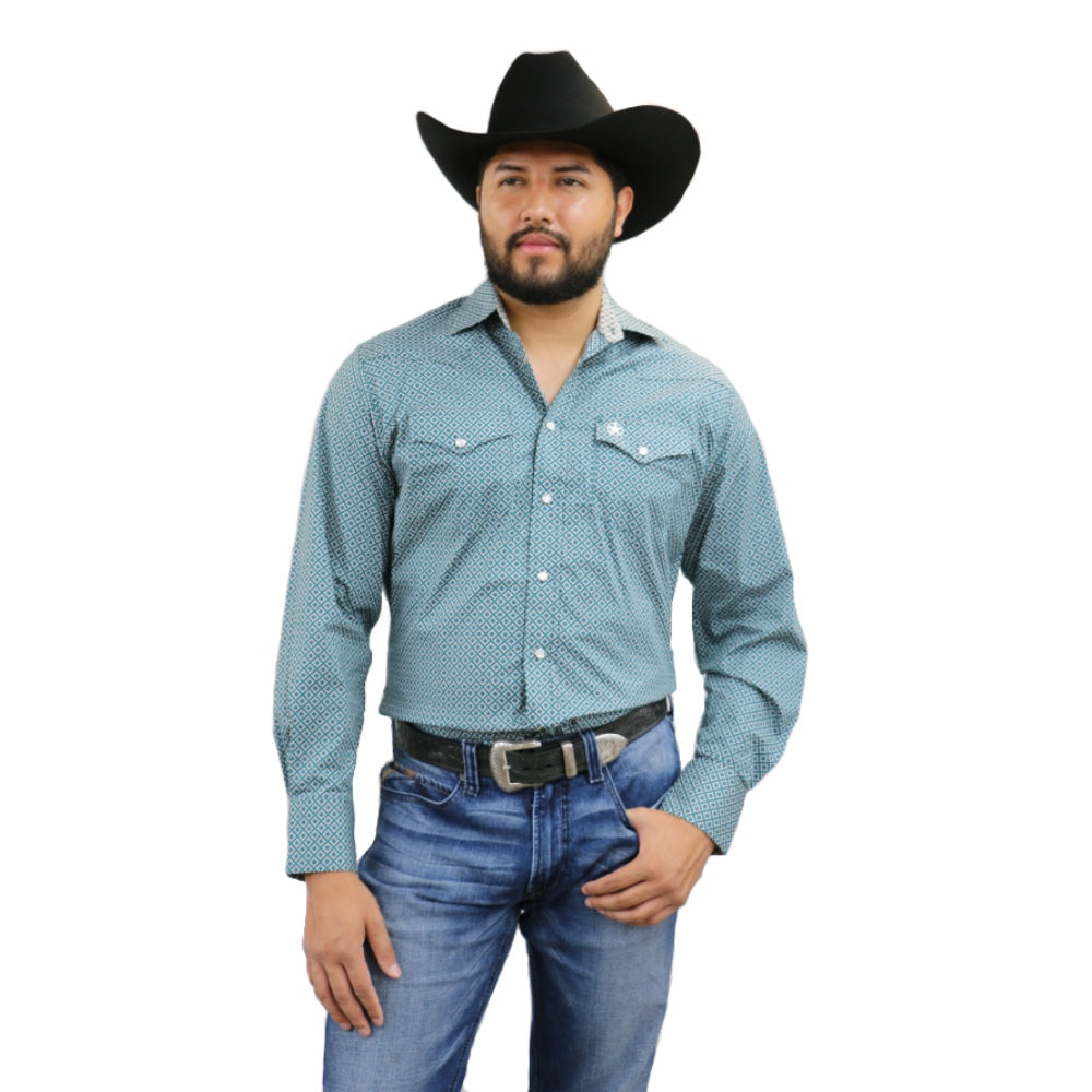 Starr Mens Snap Long Sleeve Shirt - SWPTSLS-325