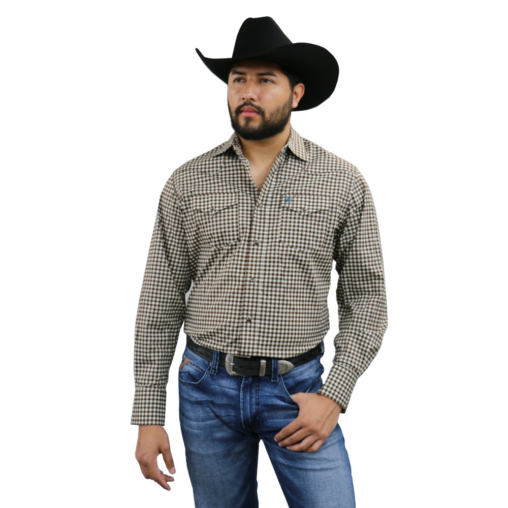 Starr Mens Snap Long Sleeve Shirt - SWPTSLS-329