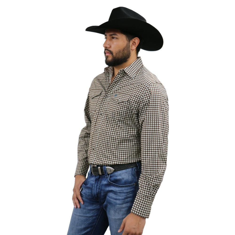 Starr Mens Snap Long Sleeve Shirt - SWPTSLS-329