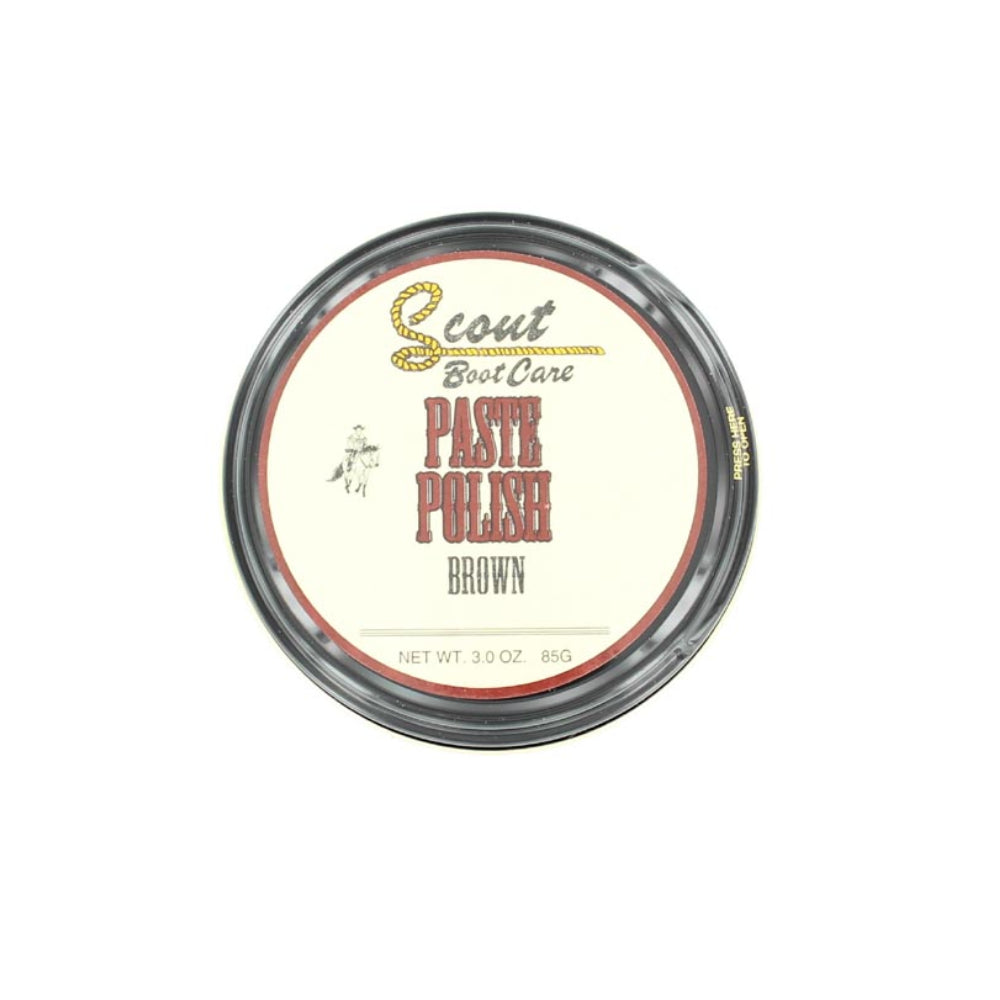 Scout Boot Care Brown Paste Polish