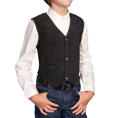 Scully Kids Boar Suede Vest