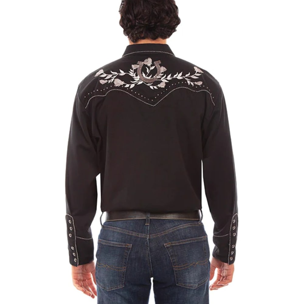 Scully Mens Long Sleeve Snap Shirt