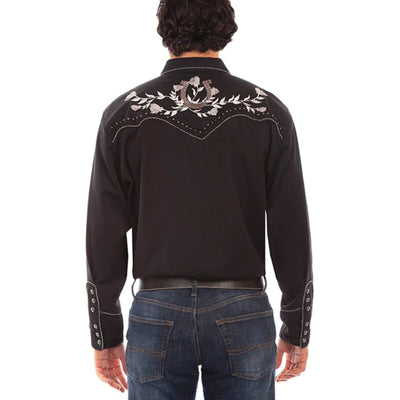 Scully Mens Long Sleeve Snap Shirt