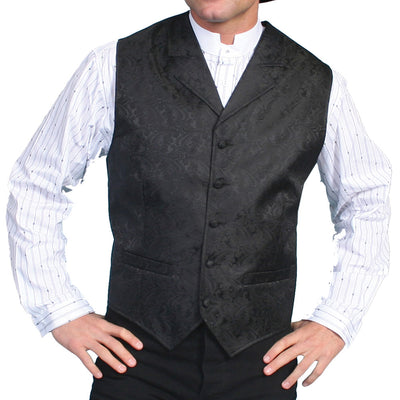 Scully Mens Paisley Vest - RW093