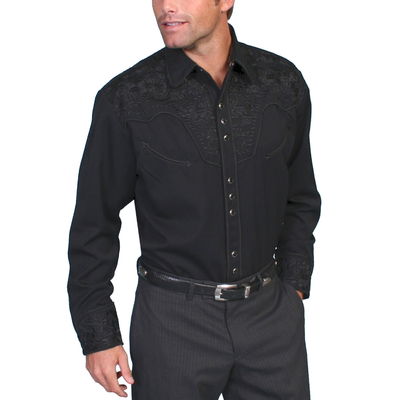 Scully Mens Snap Front Shirt - P-634