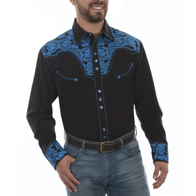 Scully Mens Snap Front Shirt - P-634