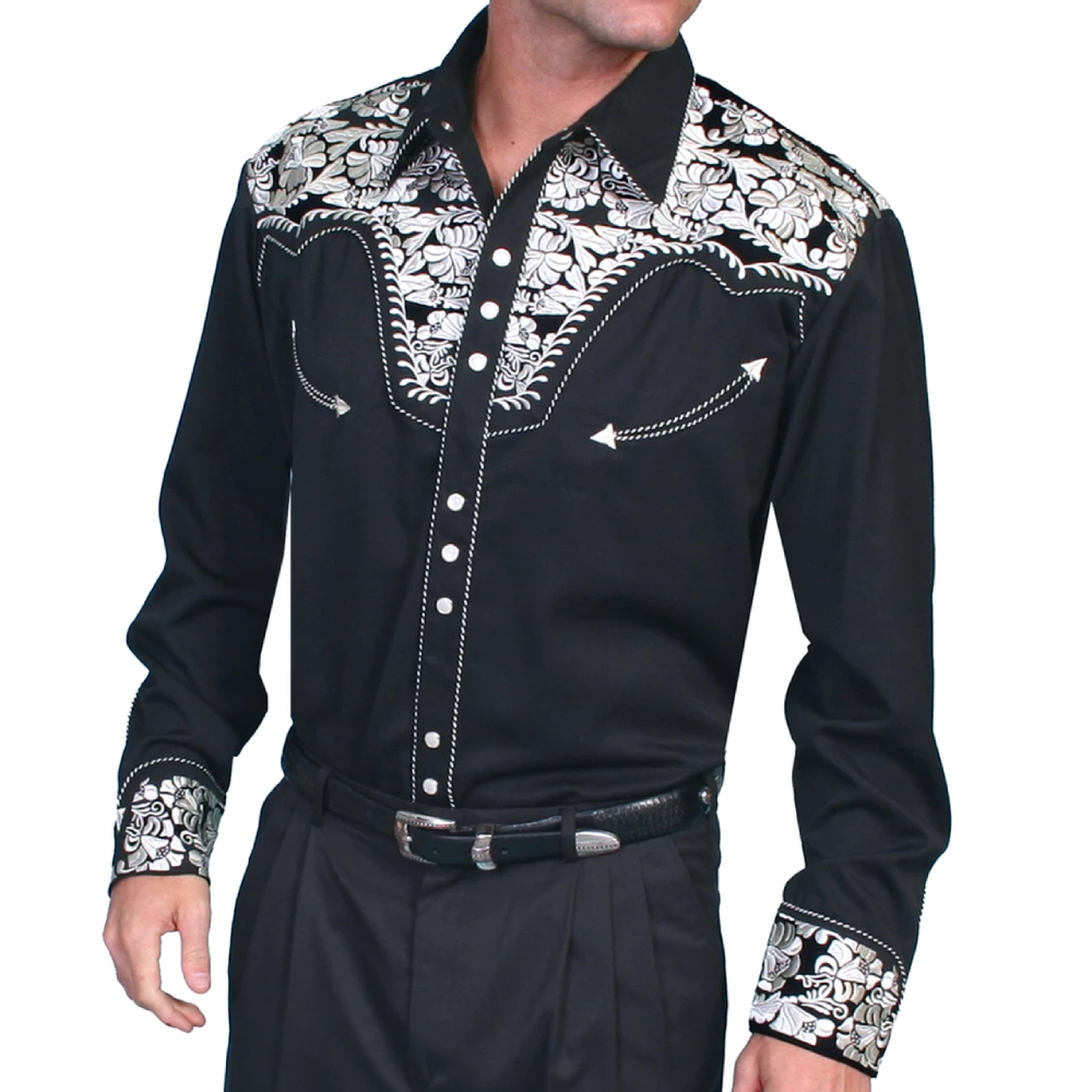 Scully Mens Snap Front Shirt - P-634