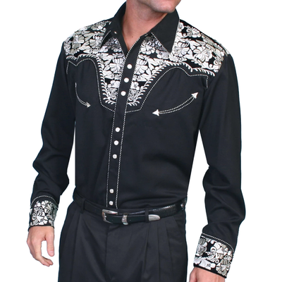 Scully Mens Snap Front Shirt - P-634