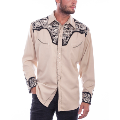 Scully Mens Snap Front Shirt - P-634