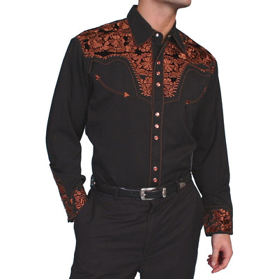 Scully Mens Snap Front Shirt - P-634