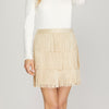 She+Sky Womens Fringe Mini Skirt