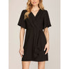 She+Sky Womens Woven Ruffled Dress