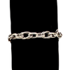 Silver Strike Mens Antique Finish Rope Link Bracelet - D4710536