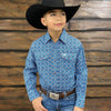 Starr Boys Printed Snap Long Sleeve Shirt - SWBPTSLS-305