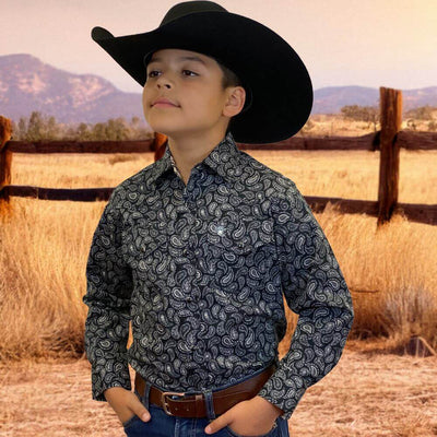 Starr Boys Western Long Sleeve Shirt