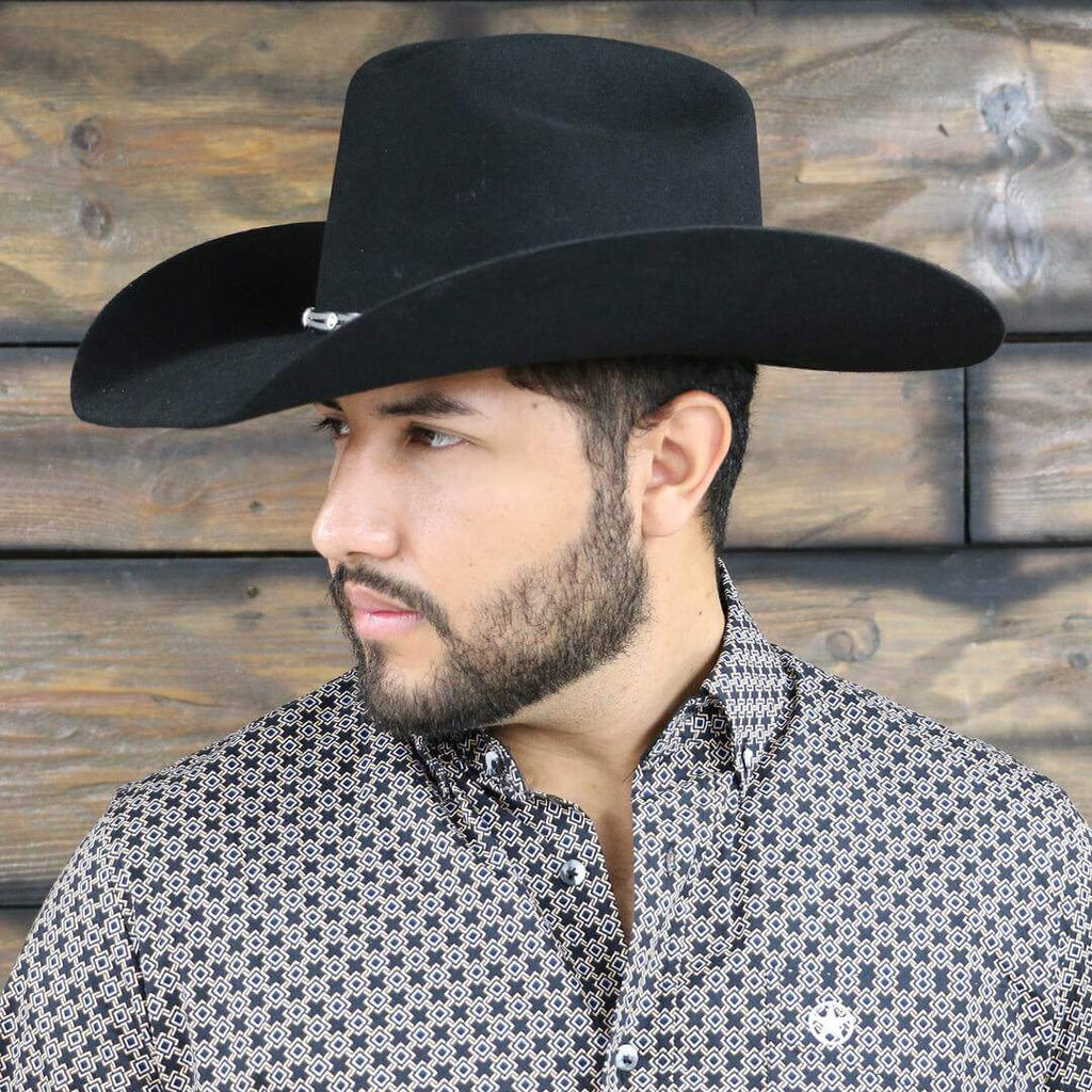 Starr Mens 3X Dumas Felt Hat Black - SWWDUMAS3X-BLK