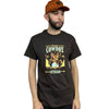 Starr Mens American Cowboy Graphic Short Sleeve T-Shirt Brown - AMCOWBOYBR