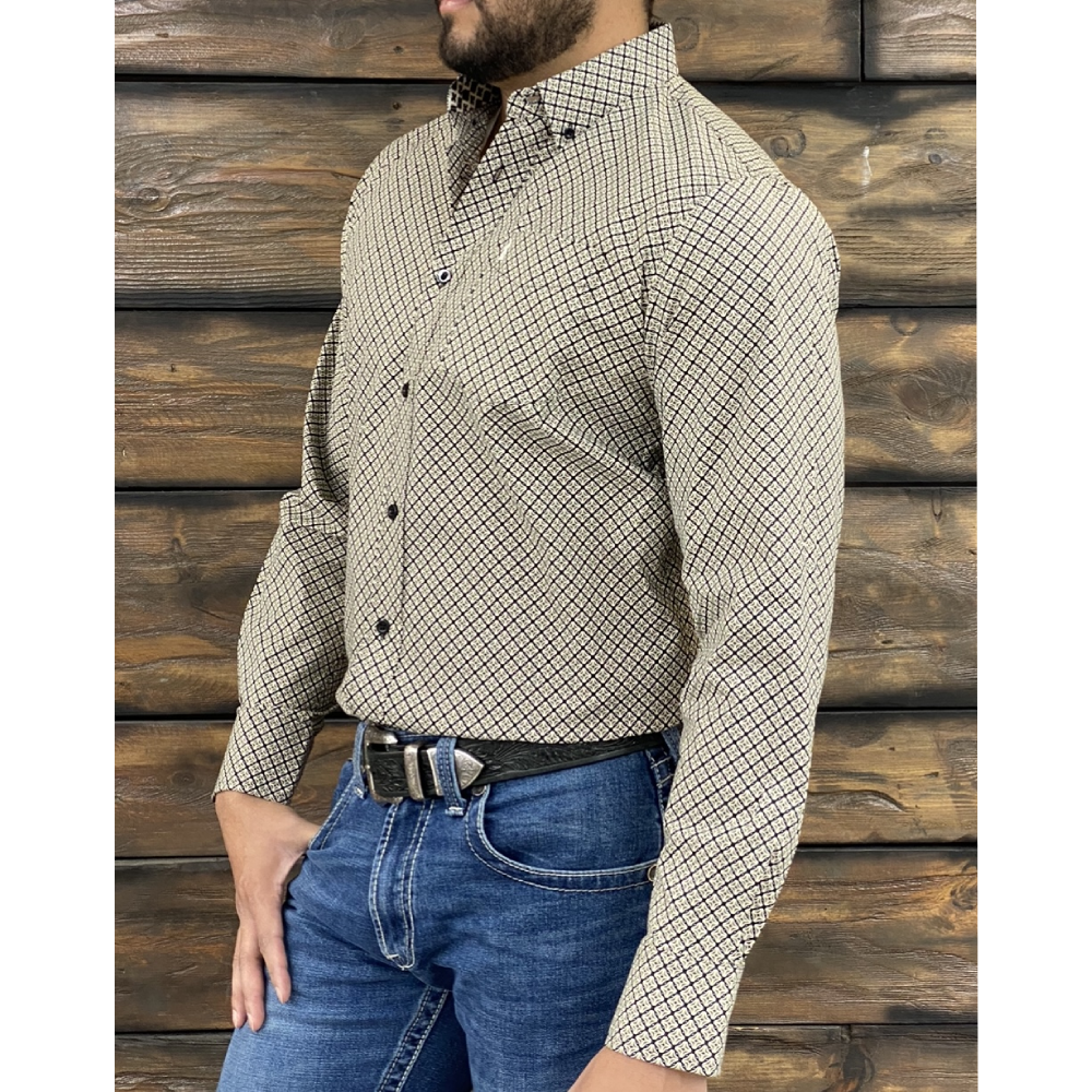 Starr Mens Button Down Long Sleeve Shirt