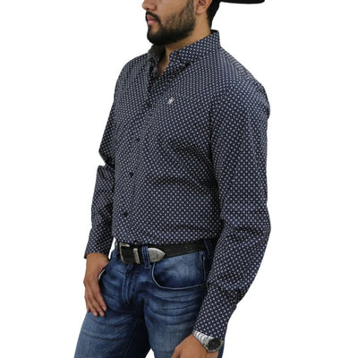 Starr Mens Button Down Long Sleeve Shirt