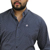 Starr Mens Button Down Long Sleeve Shirt 