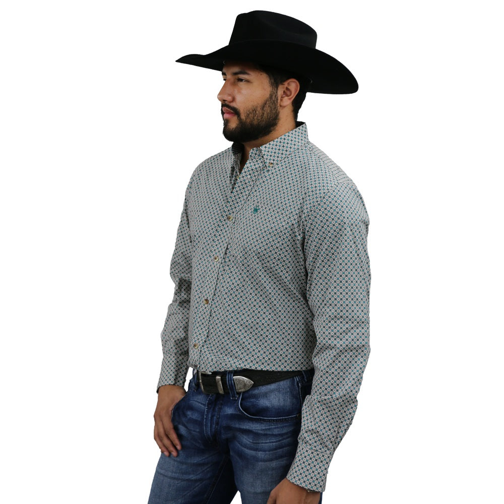 Starr Mens Button Down Long Sleeve Shirt 