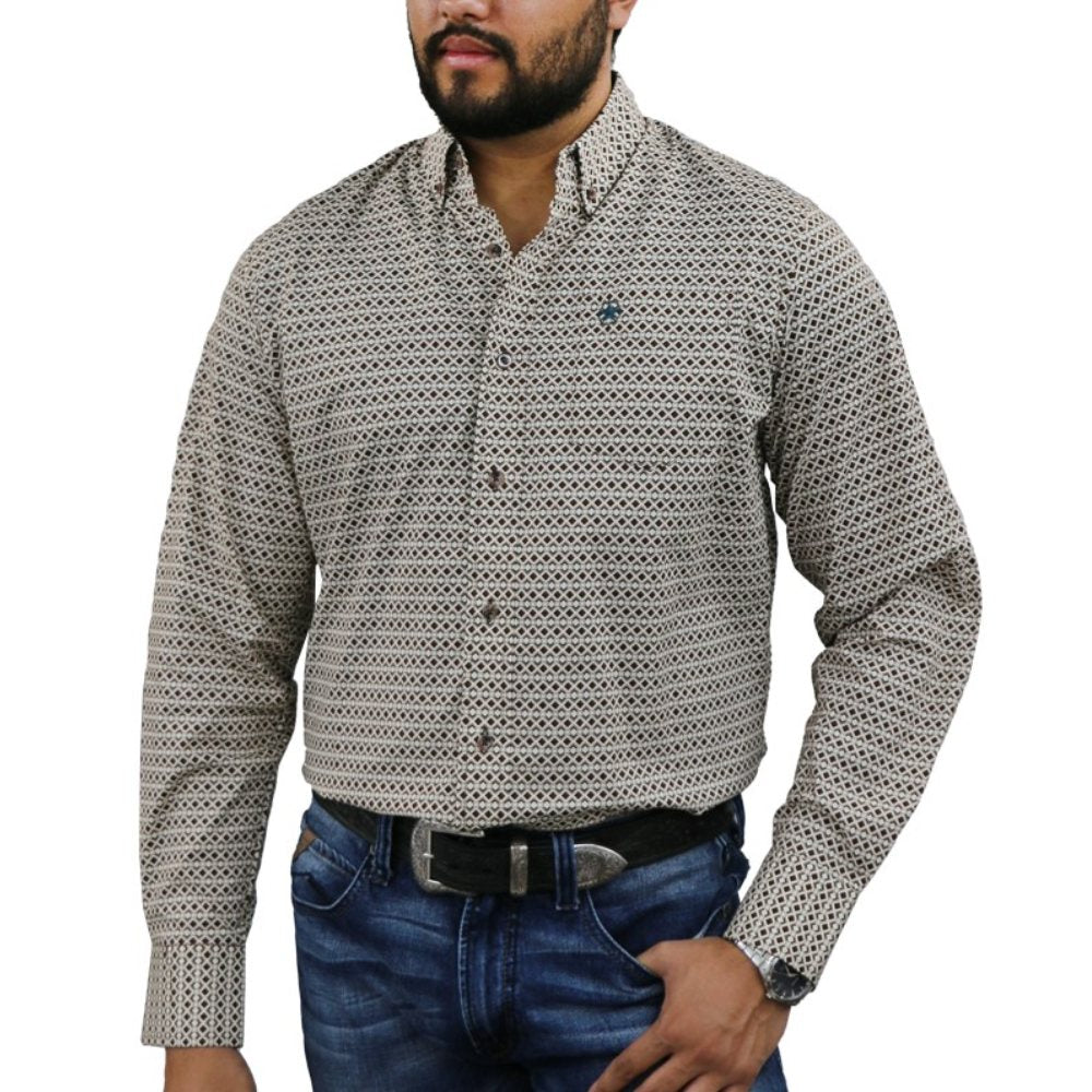 Starr Mens Button Down Long Sleeve Shirt