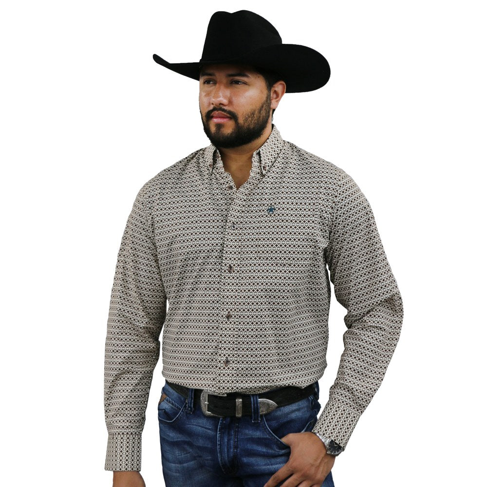 Starr Mens Button Down Long Sleeve Shirt 