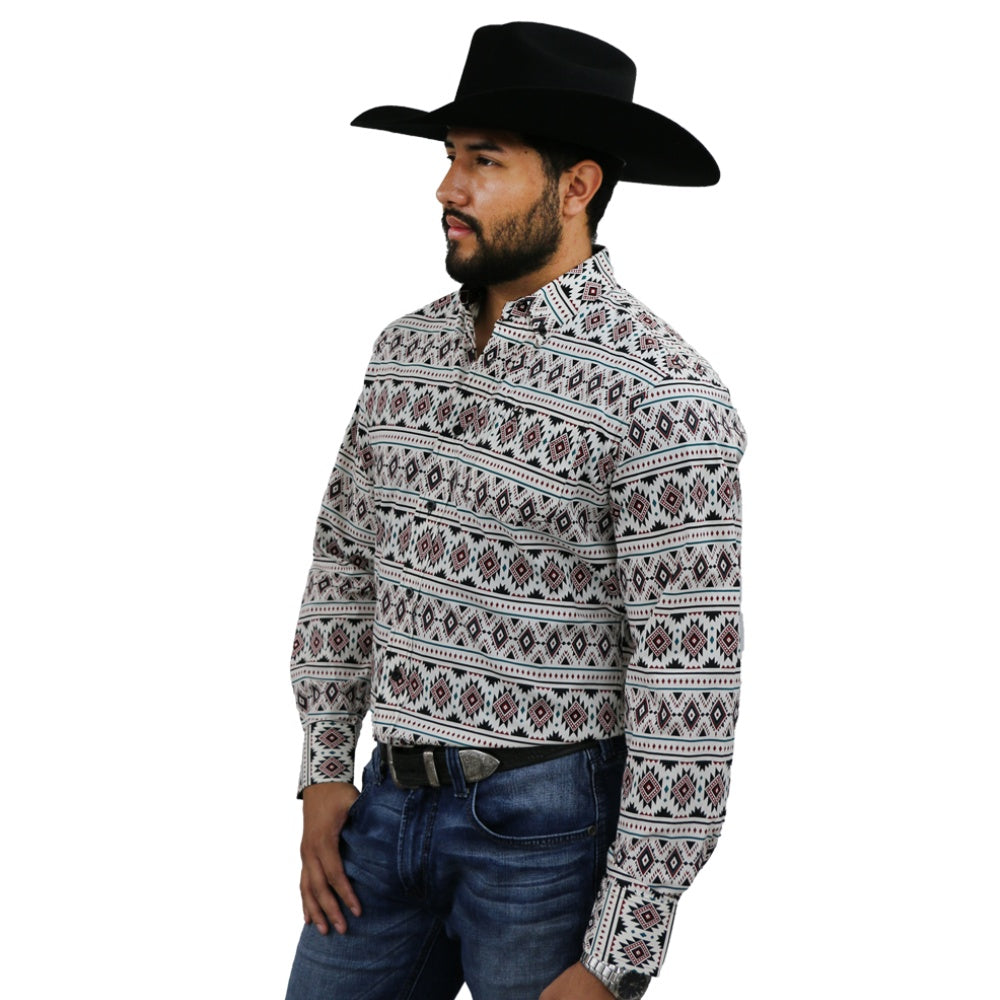 Starr Mens Button Down Long Sleeve Shirt 