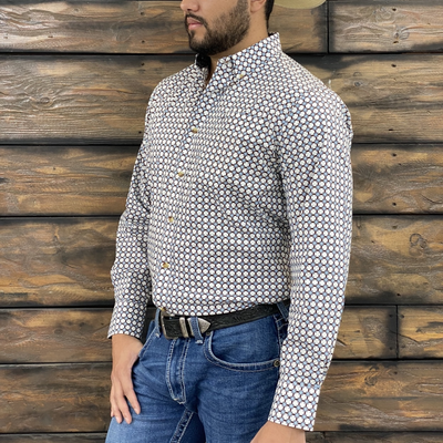 Starr Mens Button Down Long Sleeve Shirt