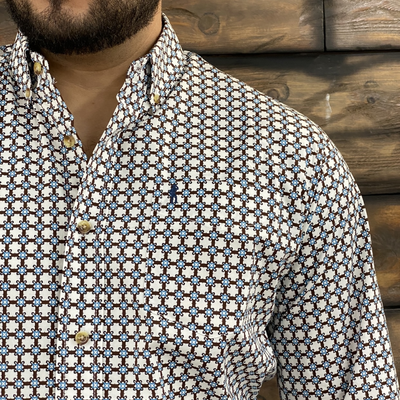 Starr Mens Button Down Long Sleeve Shirt