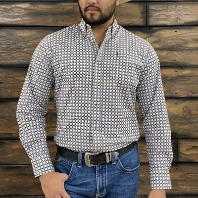 Starr Mens Button Down Long Sleeve Shirt