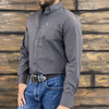 Starr Mens Button Down Long Sleeve Shirt