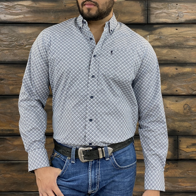 Starr Mens Button Down Long Sleeve Shirt