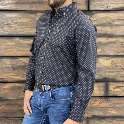 Starr Mens Button Down Long Sleeve Shirt