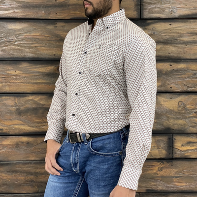 Starr Mens Button Down Long Sleeve Shirt