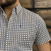 Starr Mens Button Down Short Sleeve Shirt