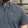 Starr Mens Button Down Short Sleeve Shirt