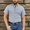 Starr Mens Button Down Short Sleeve Shirt