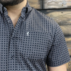 Starr Mens Button Down Short Sleeve Shirt