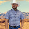 Starr Mens Button Down Short Sleeve Shirt 