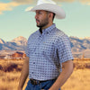 Starr Mens Button Down Short Sleeve Shirt 