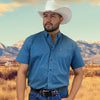 Starr Mens Button Down Short Sleeve Shirt 