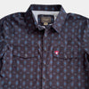 Starr Mens Oasis Vented Snap Short Sleeve Shirt Black/Teal - T01648-BKTL