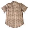 Starr Mens Oasis Vented Snap Short Sleeve Shirt Caramel/Rust - T01648-CRMRST