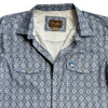 Starr Mens Oasis Vented Snap Short Sleeve Shirt Grey/Aztec - T01648-GRYAZT