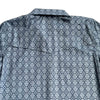 Starr Mens Oasis Vented Snap Short Sleeve Shirt Grey/Aztec - T01648-GRYAZT